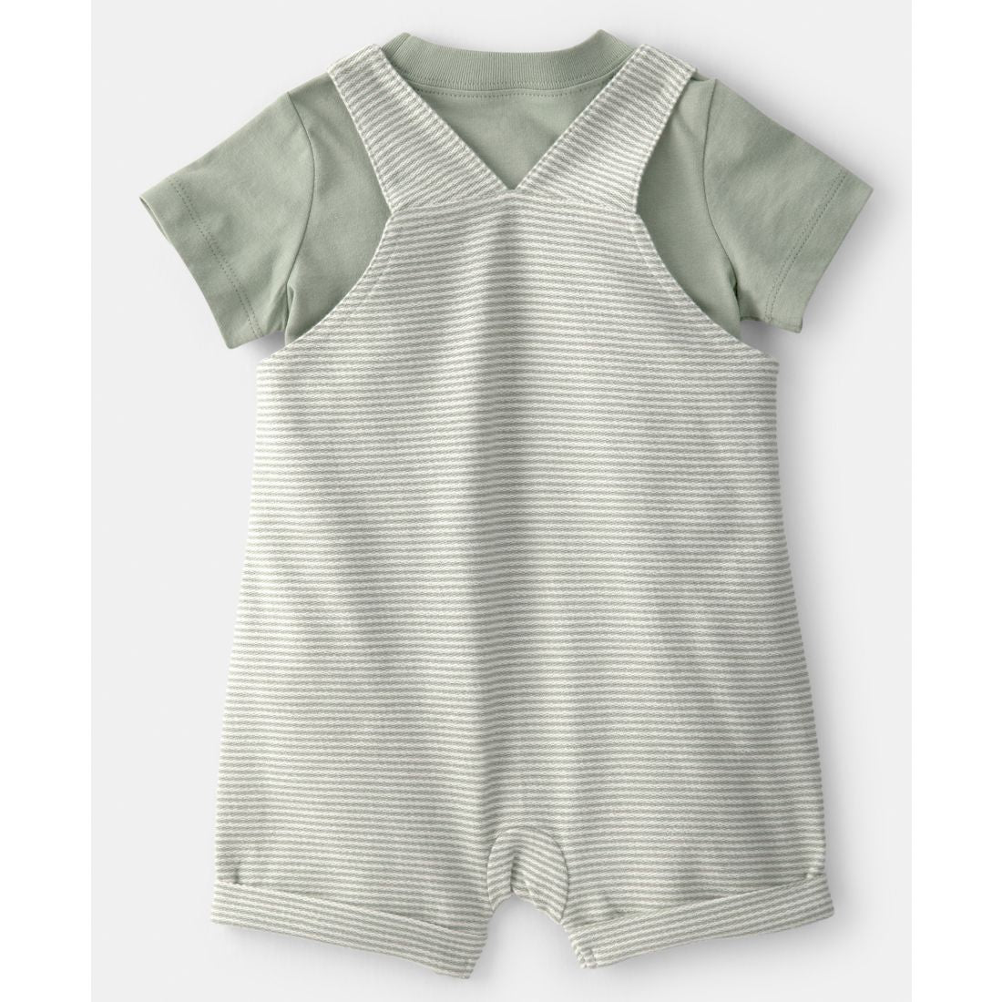Carter's Baby Boys' Striped Top & Shortall, 2-Piece Set
