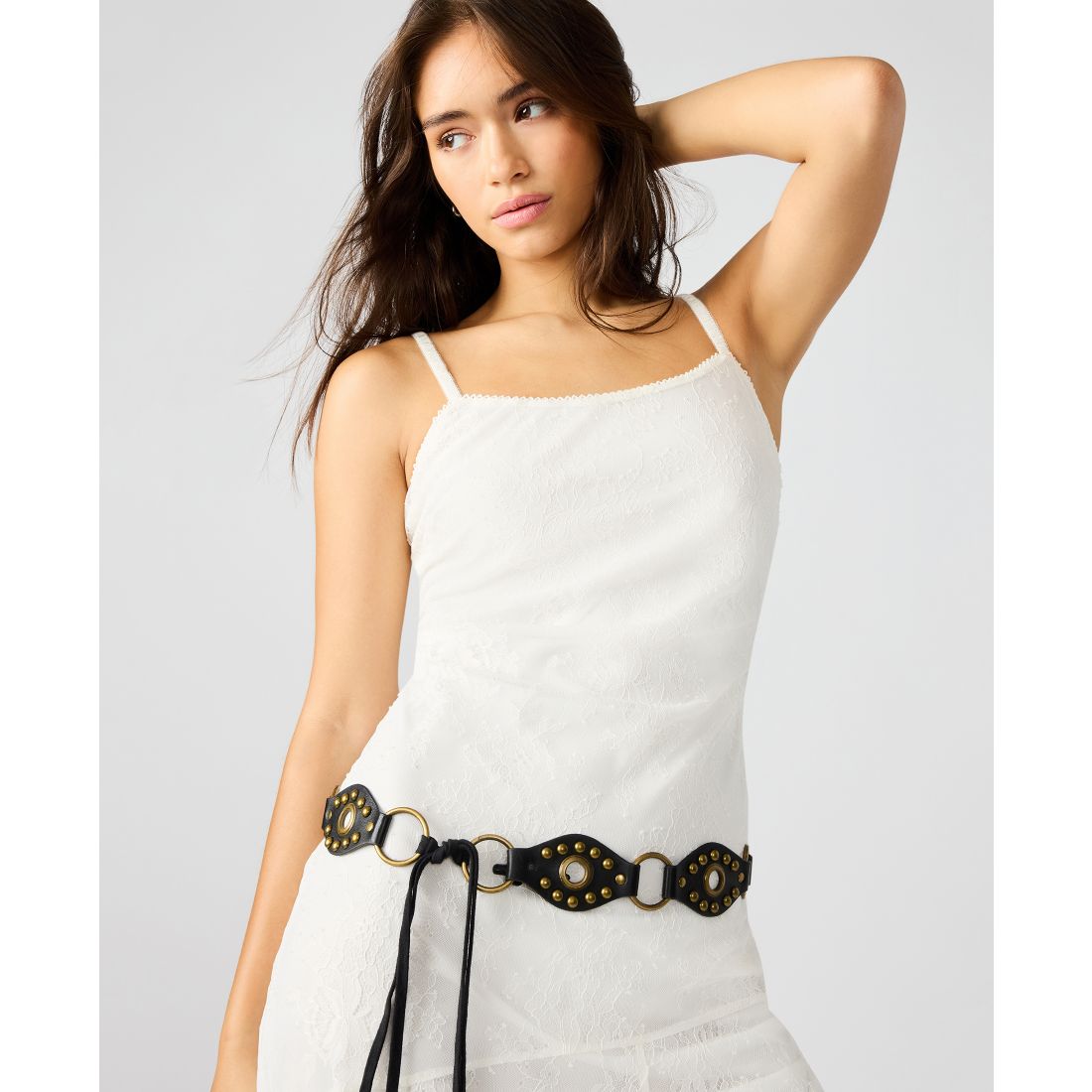 Steve Madden Women's Veera Sleeveless Chantilly Lace Dress