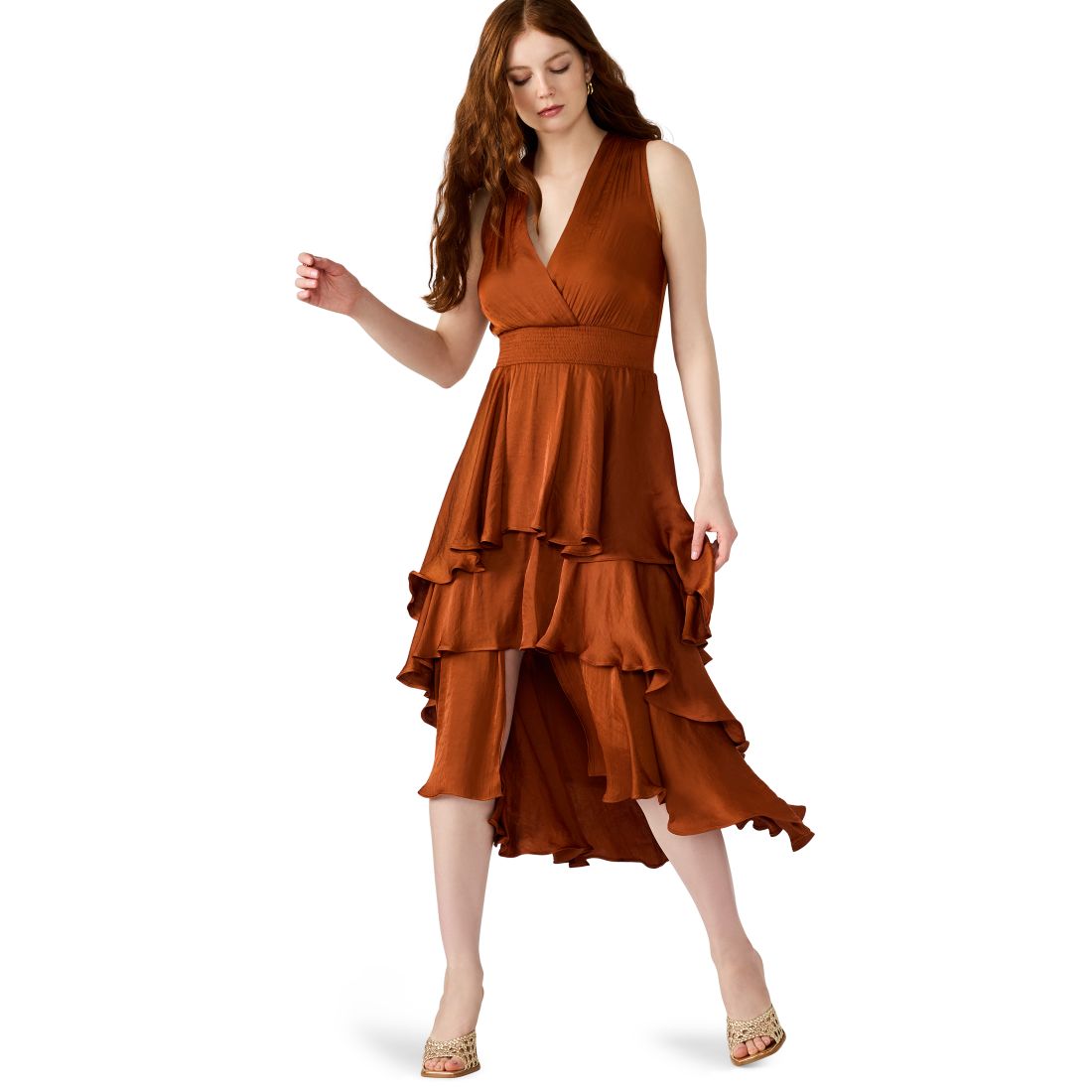 Steve Madden Women's Beiley Tiered Dress