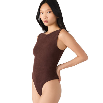 Steve Madden Women's Ornellia Boat Neck Bodysuit