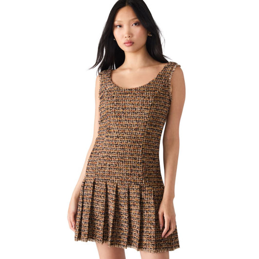Steve Madden Women's Avie Drop Waist Mini Dress