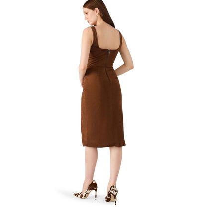 Steve Madden Women's Scoop Neck Midi Dress