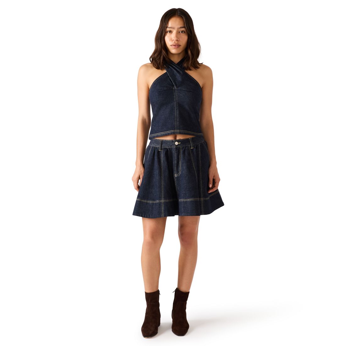 Steve Madden Women's Circle A-Line Skirt