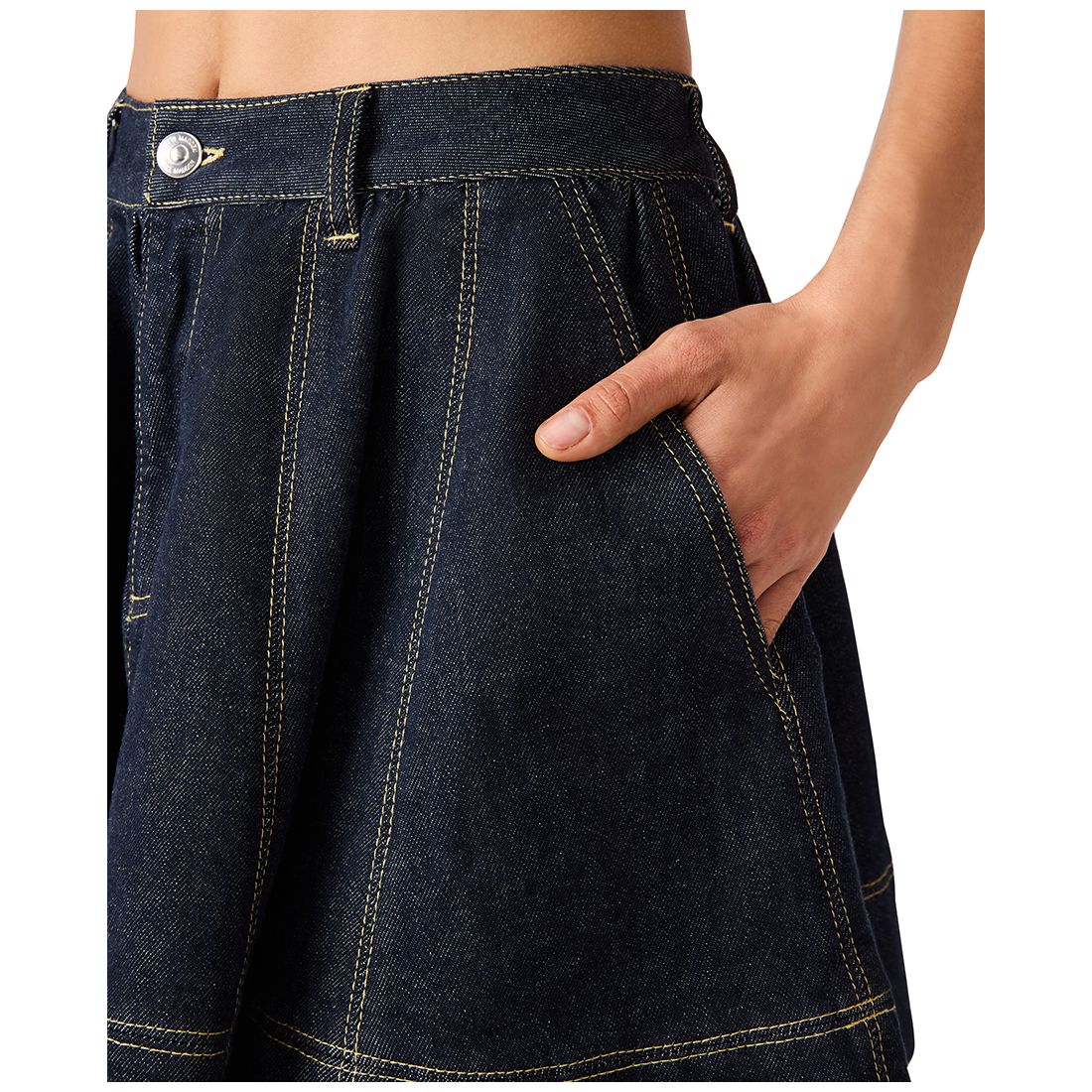 Steve Madden Women's Circle A-Line Skirt