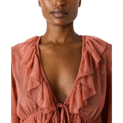 Steve Madden Women's Montana Knit V-Neck Top