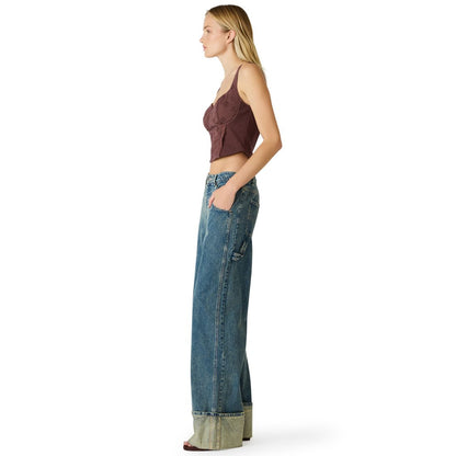 Steve Madden Women's Dixie Sweetheart Neck Top