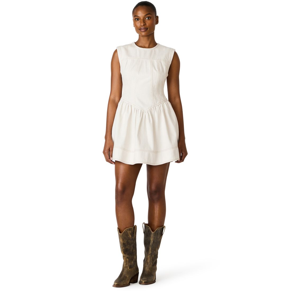 Steve Madden Women's Irinna Crewneck Mini Dress