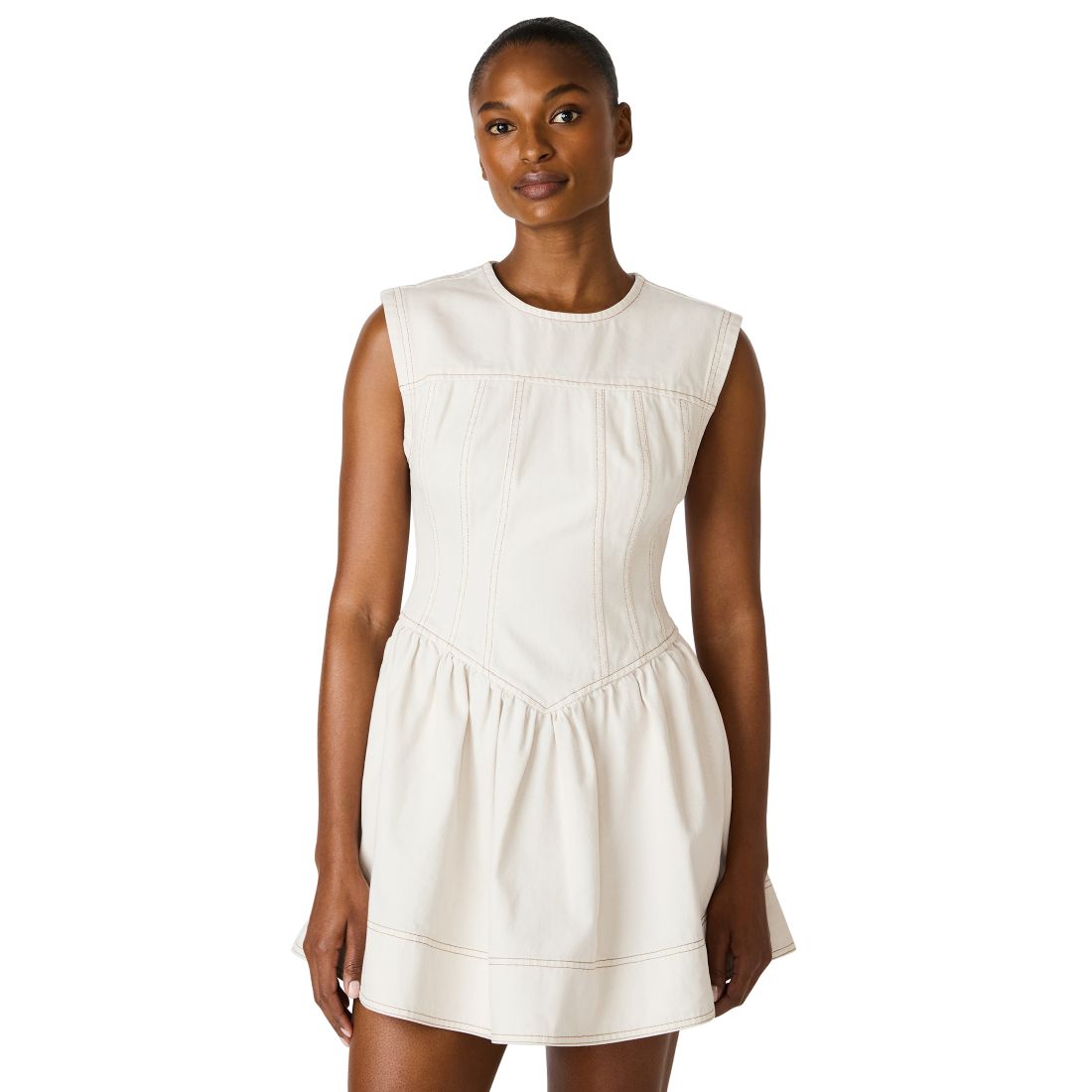 Steve Madden Women's Irinna Crewneck Mini Dress