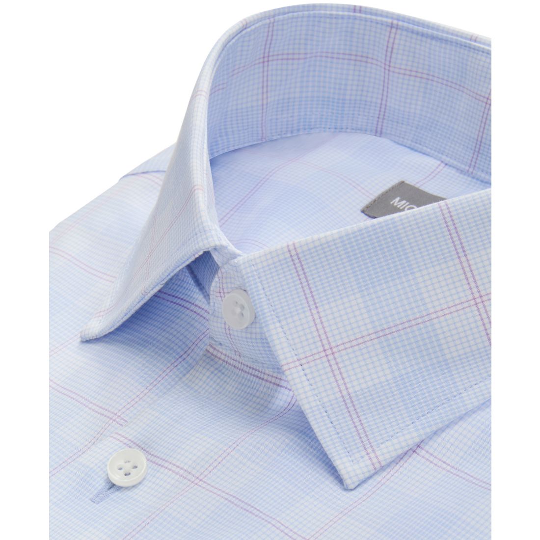 Michael Kors Men's Regular Fit Comfort Stretch Dress Shirt