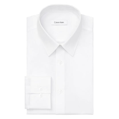 Calvin Klein Men's Stretch Slim Fit Dress Shirt