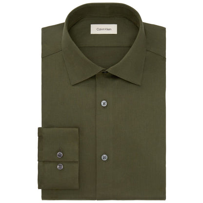 Calvin Klein Men's Steel Plus Regular Fit Dress Shirt