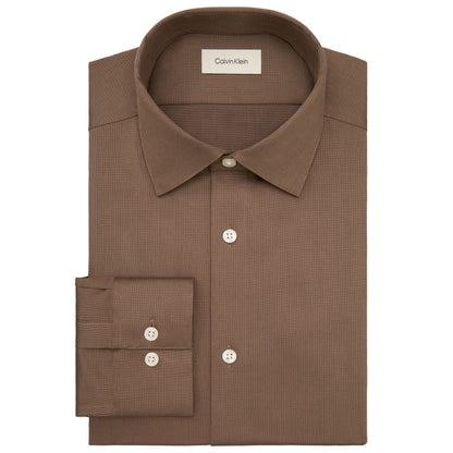 Calvin Klein Men's Steel Plus Regular Fit Dress Shirt