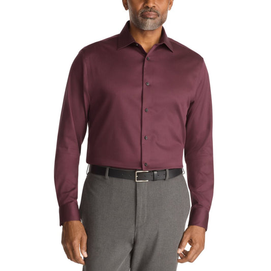 Calvin Klein Men's Steel Plus Regular Fit Dress Shirt