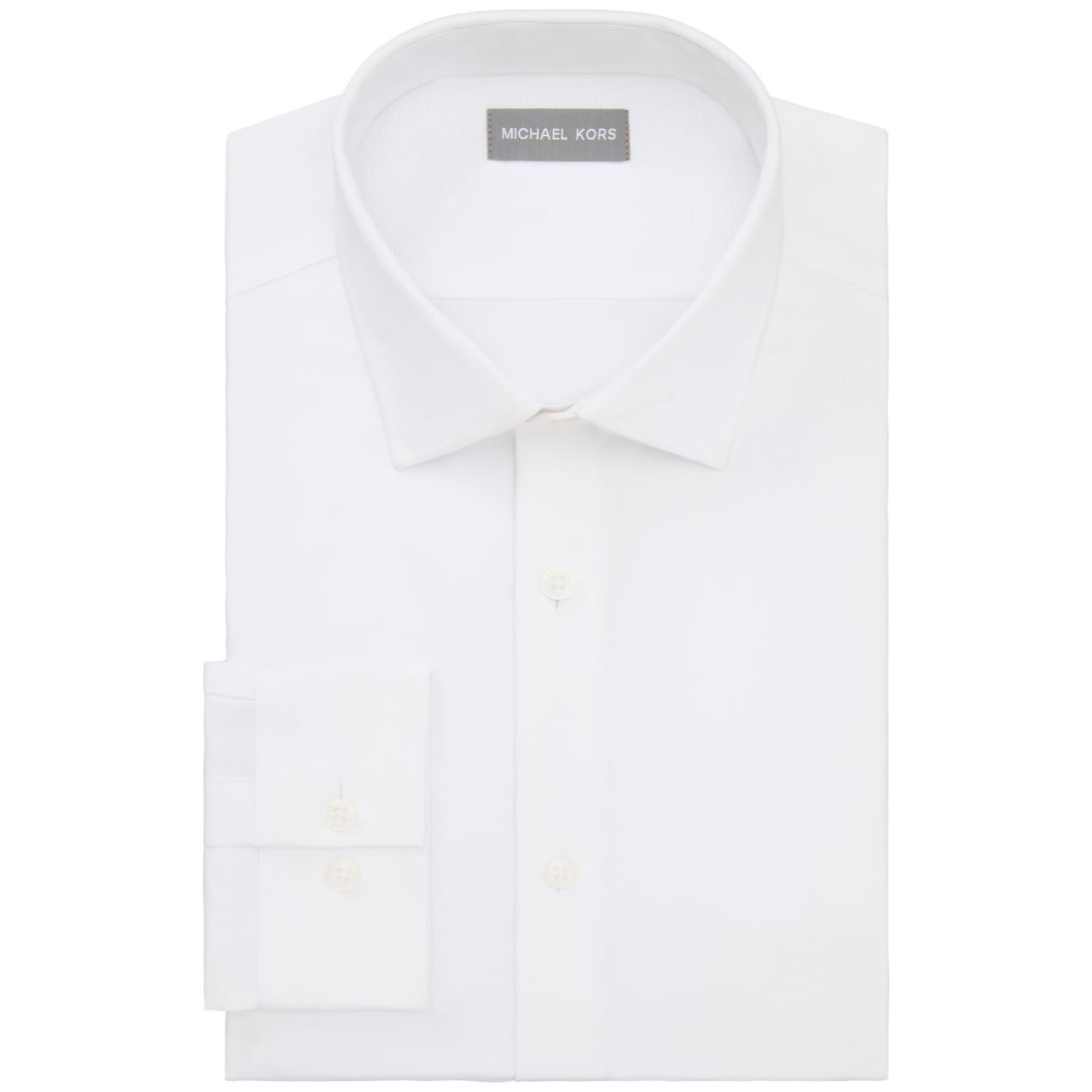Michael Kors Men's Luxe Touch Stretch Long Sleeve Dress Shirt