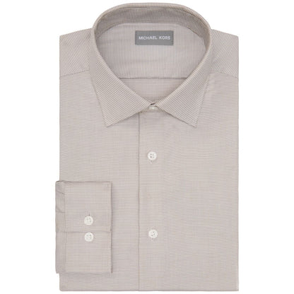 Michael Kors Men's Luxe Touch Stretch Long Sleeve Dress Shirt