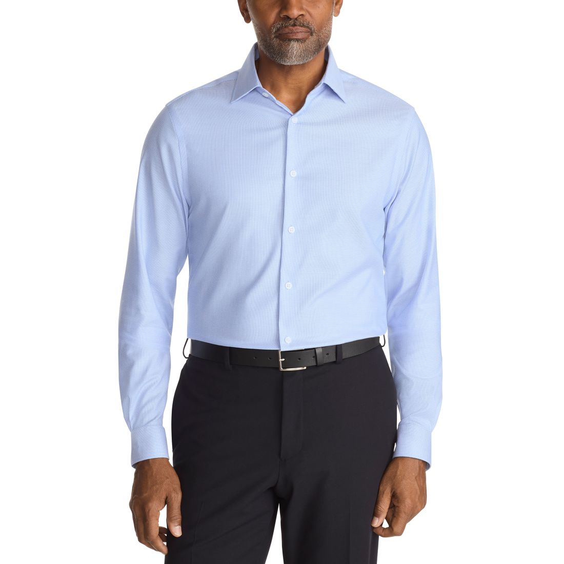 Michael Kors Men's Luxe Touch Stretch Long Sleeve Dress Shirt