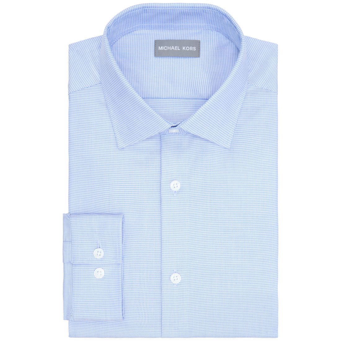 Michael Kors Men's Luxe Touch Stretch Long Sleeve Dress Shirt
