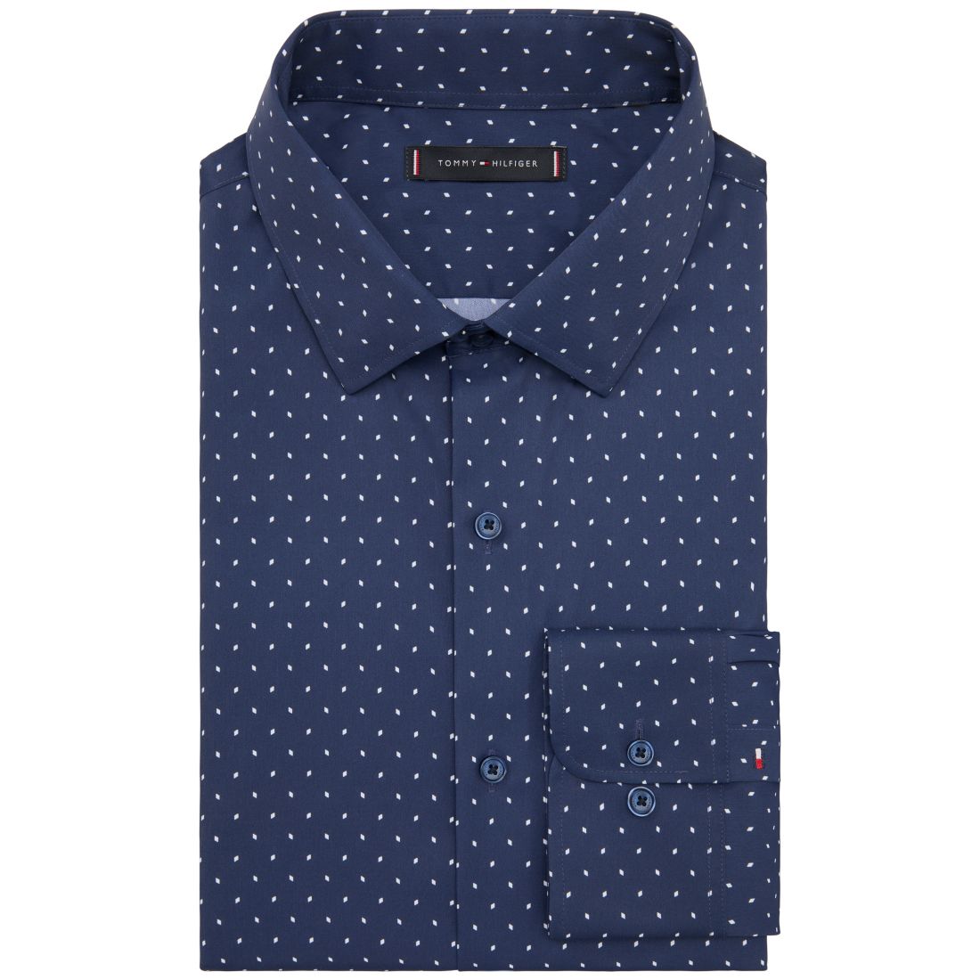 Tommy Hilfiger Men's Tech Athletic Fit Dress Shirt