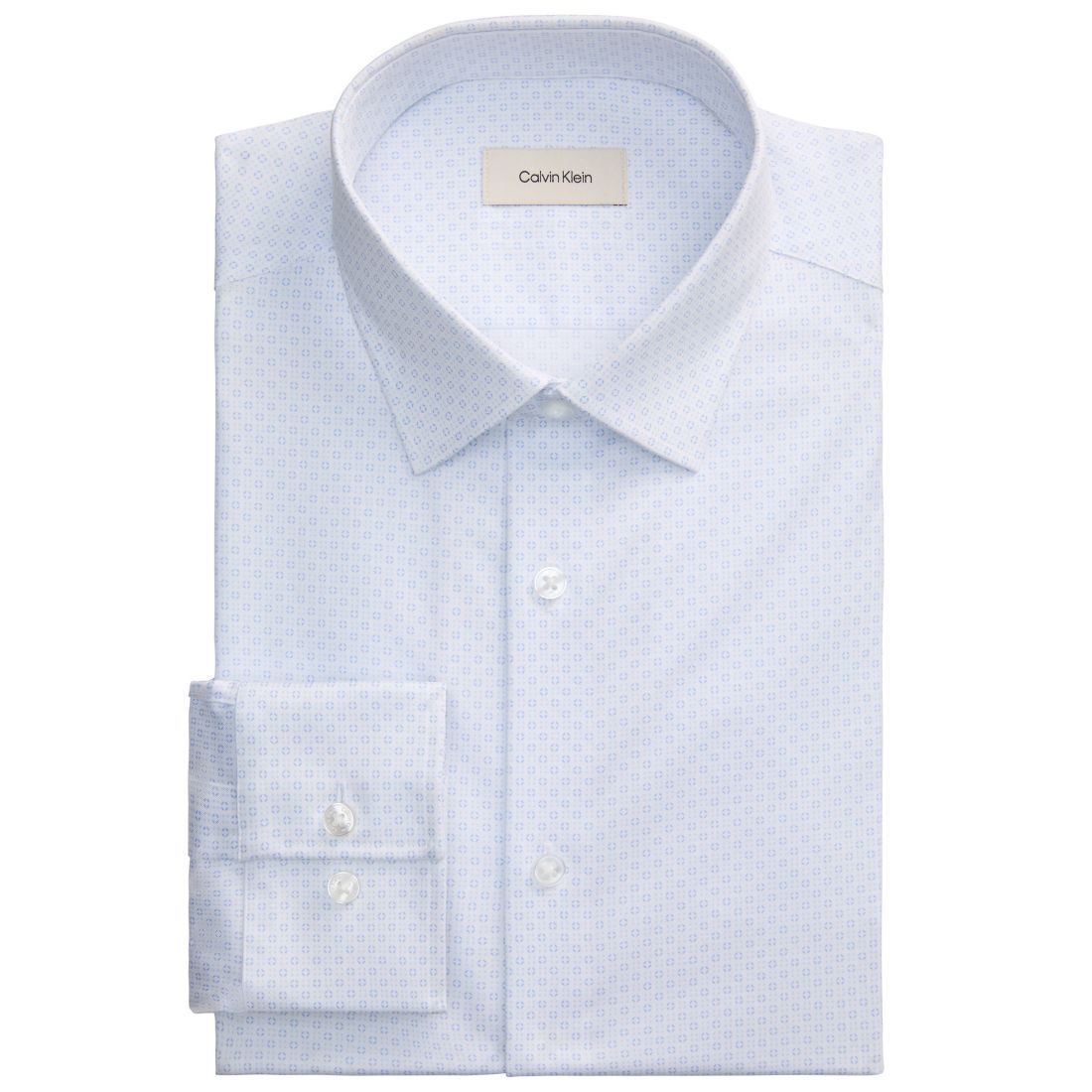 Calvin Klein Refined Cotton Stretch, Men's Regular Fit Dress Shirt