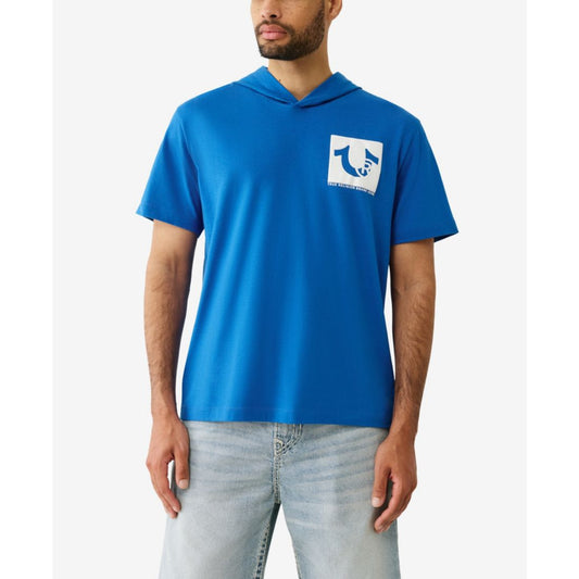 True Religion Men's Short Sleeve Hooded T-Shirt