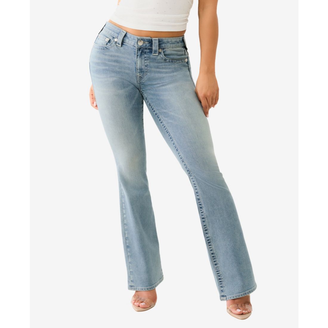 True Religion Women's Becca Bootcut Denim Jeans
