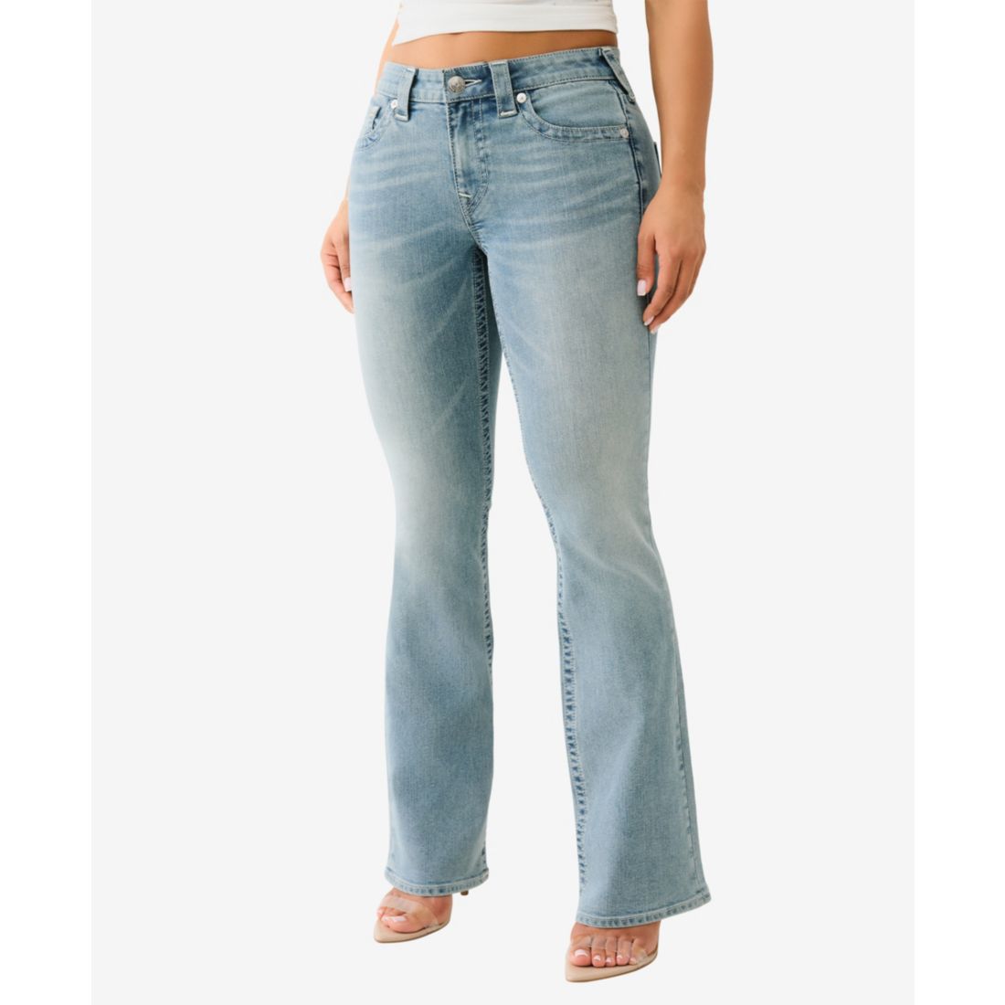 True Religion Women's Becca Bootcut Denim Jeans