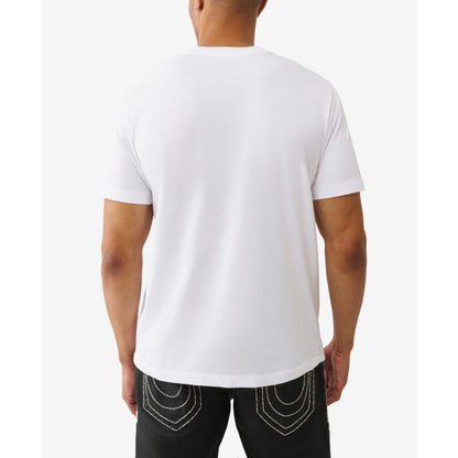 True Religion Men's World Tour Heritage Logo Crewneck T-Shirt