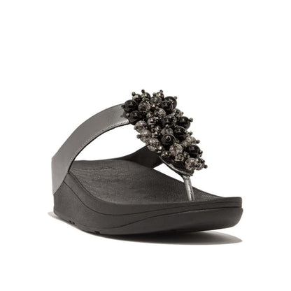 FitFlop Women's Fino Bauble-Bead Toe-Post Sandals