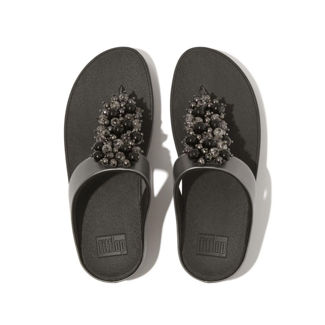 FitFlop Women's Fino Bauble-Bead Toe-Post Sandals