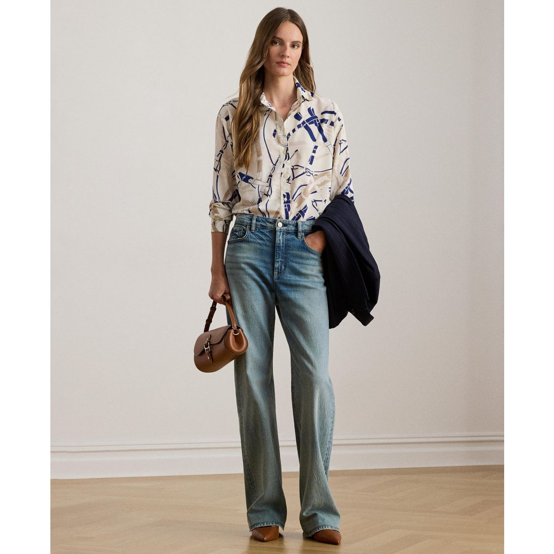 Lauren Ralph Lauren Women's Relaxed Fit Printed Shirt