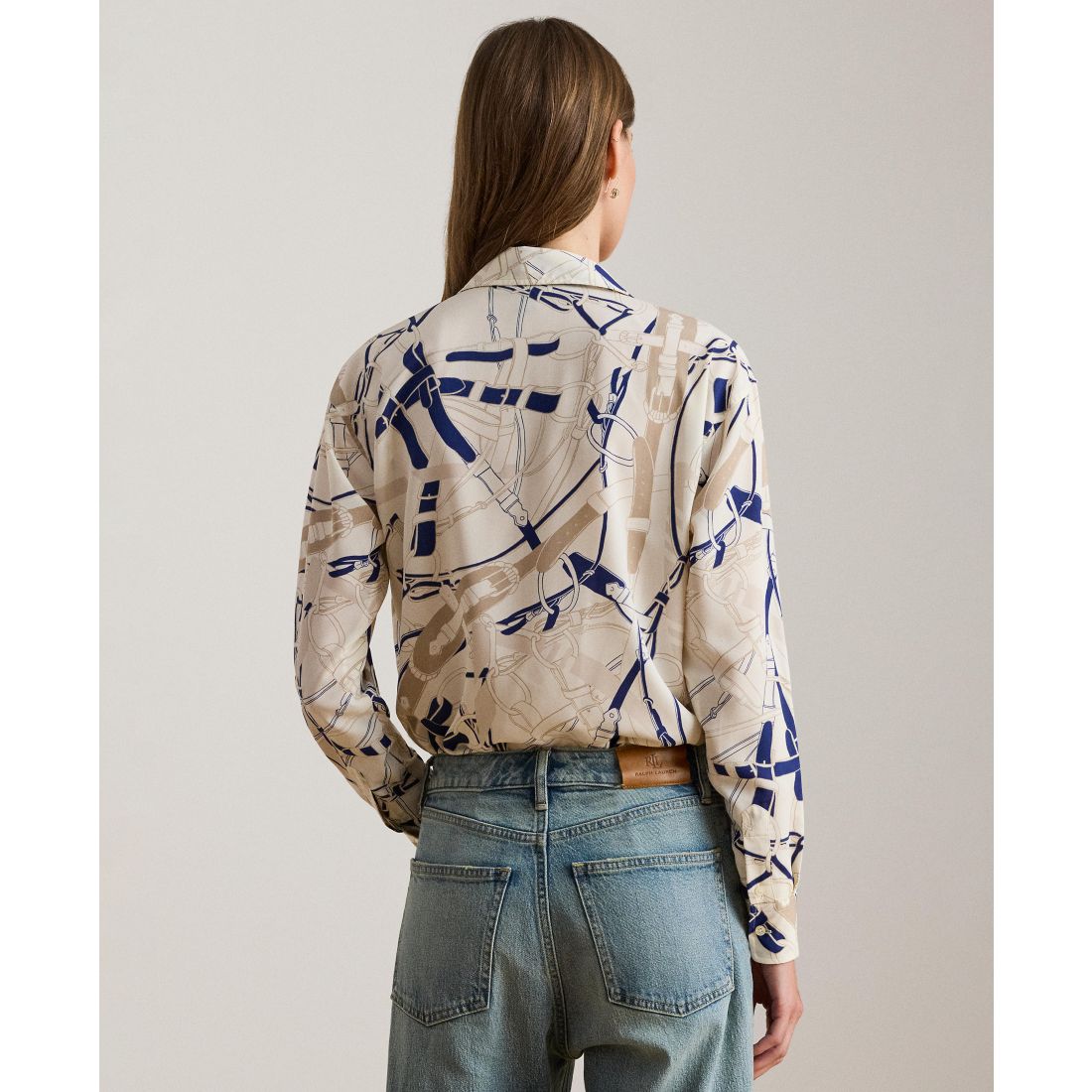 Lauren Ralph Lauren Women's Relaxed Fit Printed Shirt