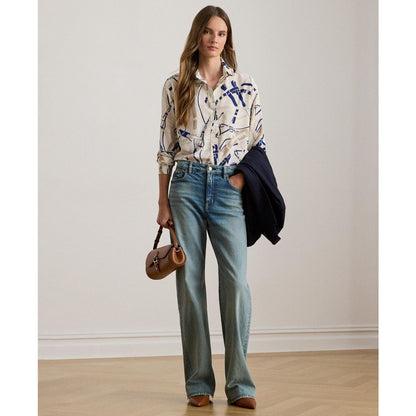 Lauren Ralph Lauren Women's Relaxed Fit Printed Shirt