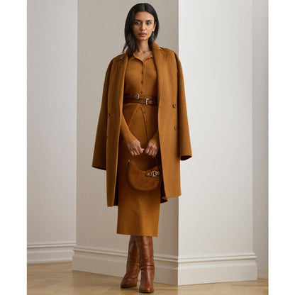Lauren Ralph Lauren Women's Rib-Knit Long Sleeve Polo Cardigan Sweater