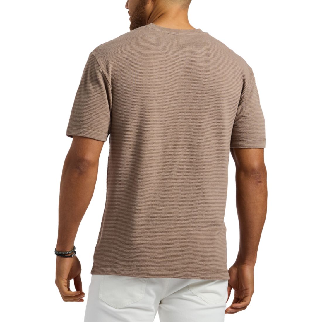 Men's Waffle Knit Short Sleeve Crewneck T-Shirt