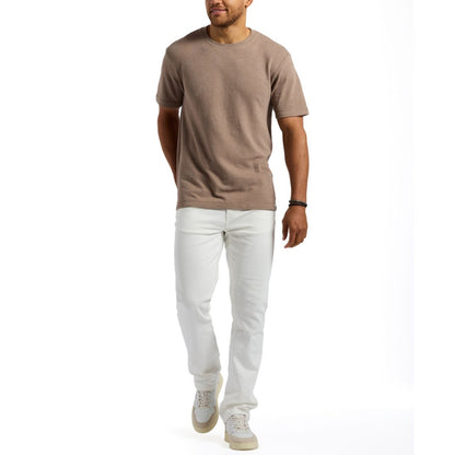 Men's Waffle Knit Short Sleeve Crewneck T-Shirt