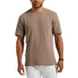 Men's Waffle Knit Short Sleeve Crewneck T-Shirt