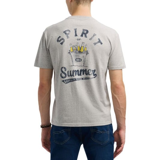 Men's Thirstk Short Sleeve Crewneck Spirit of Summer Graphic T-Shirt
