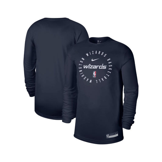 Nike Men's Navy Washington Wizards 2024/25 Legend On-Court Practice Long Sleeve T-Shirt