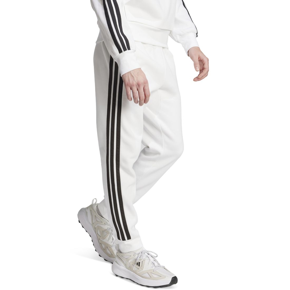 adidas Men's Essentials Regular-Fit 3-Stripes Fleece Joggers