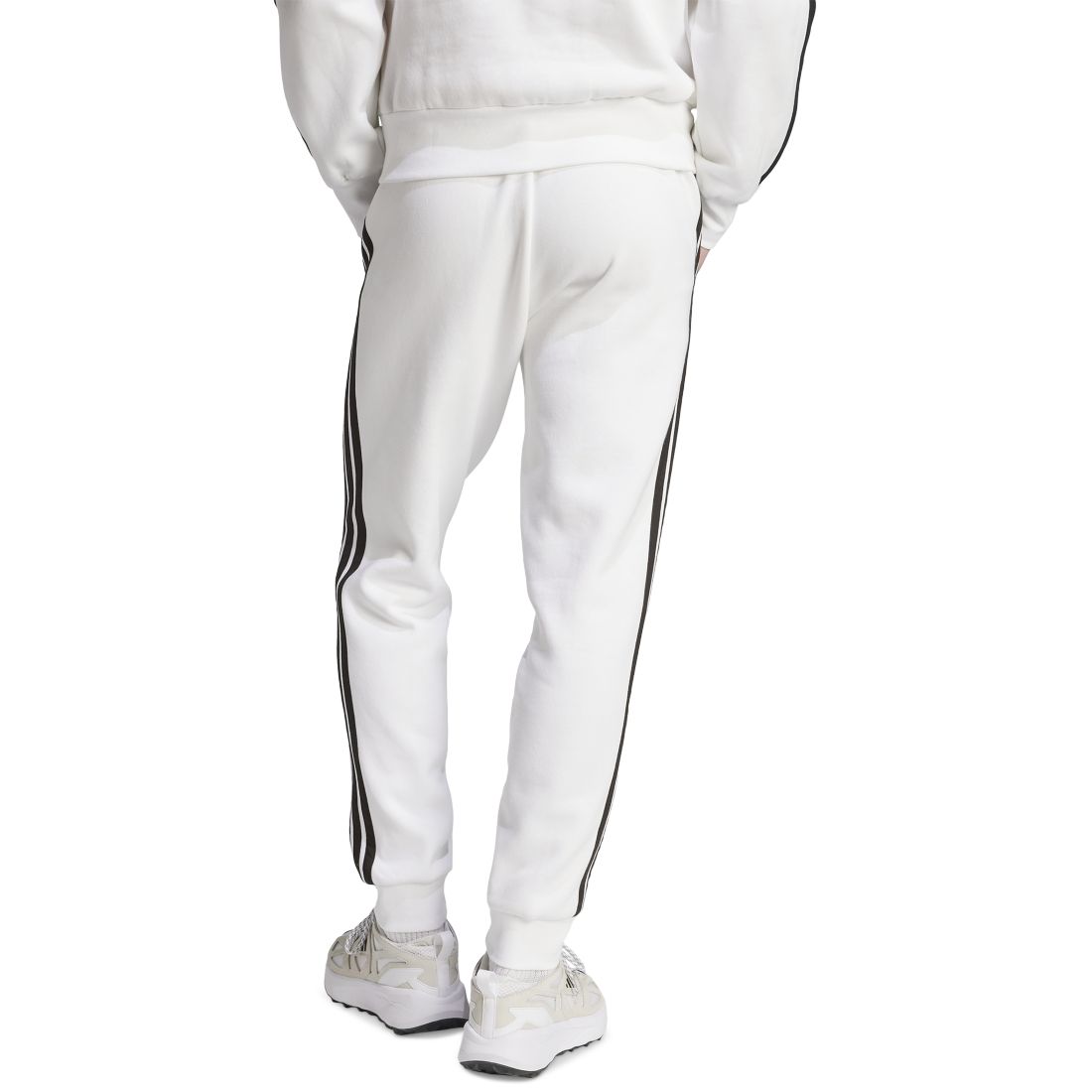 adidas Men's Essentials Regular-Fit 3-Stripes Fleece Joggers