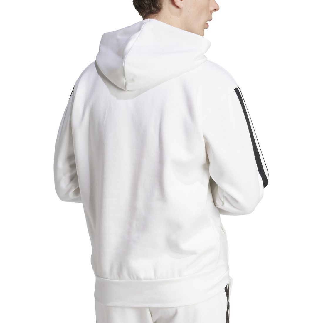 adidas Men's Essential Three Stripes Fleece Hoodie