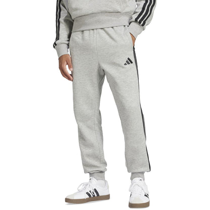 adidas Men's Essentials Regular-Fit 3-Stripes Fleece Joggers