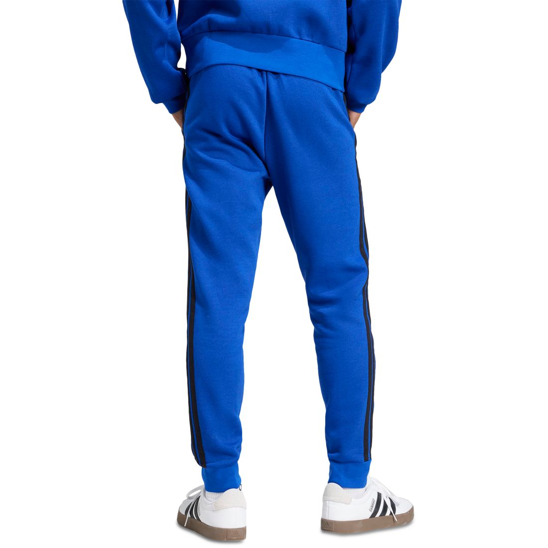 adidas Men's Essentials Regular-Fit 3-Stripes Fleece Joggers