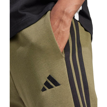 adidas Men's Essentials Regular-Fit 3-Stripes Fleece Joggers