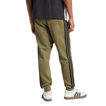adidas Men's Essentials Regular-Fit 3-Stripes Fleece Joggers