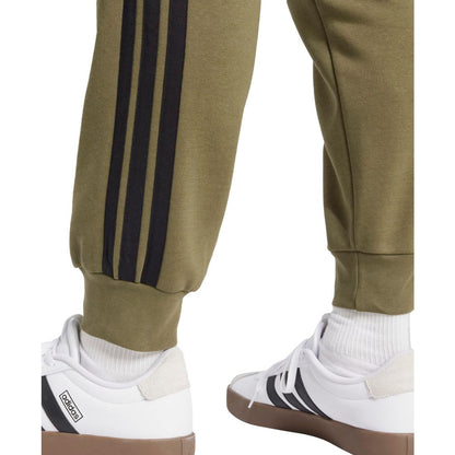 adidas Men's Essentials Regular-Fit 3-Stripes Fleece Joggers