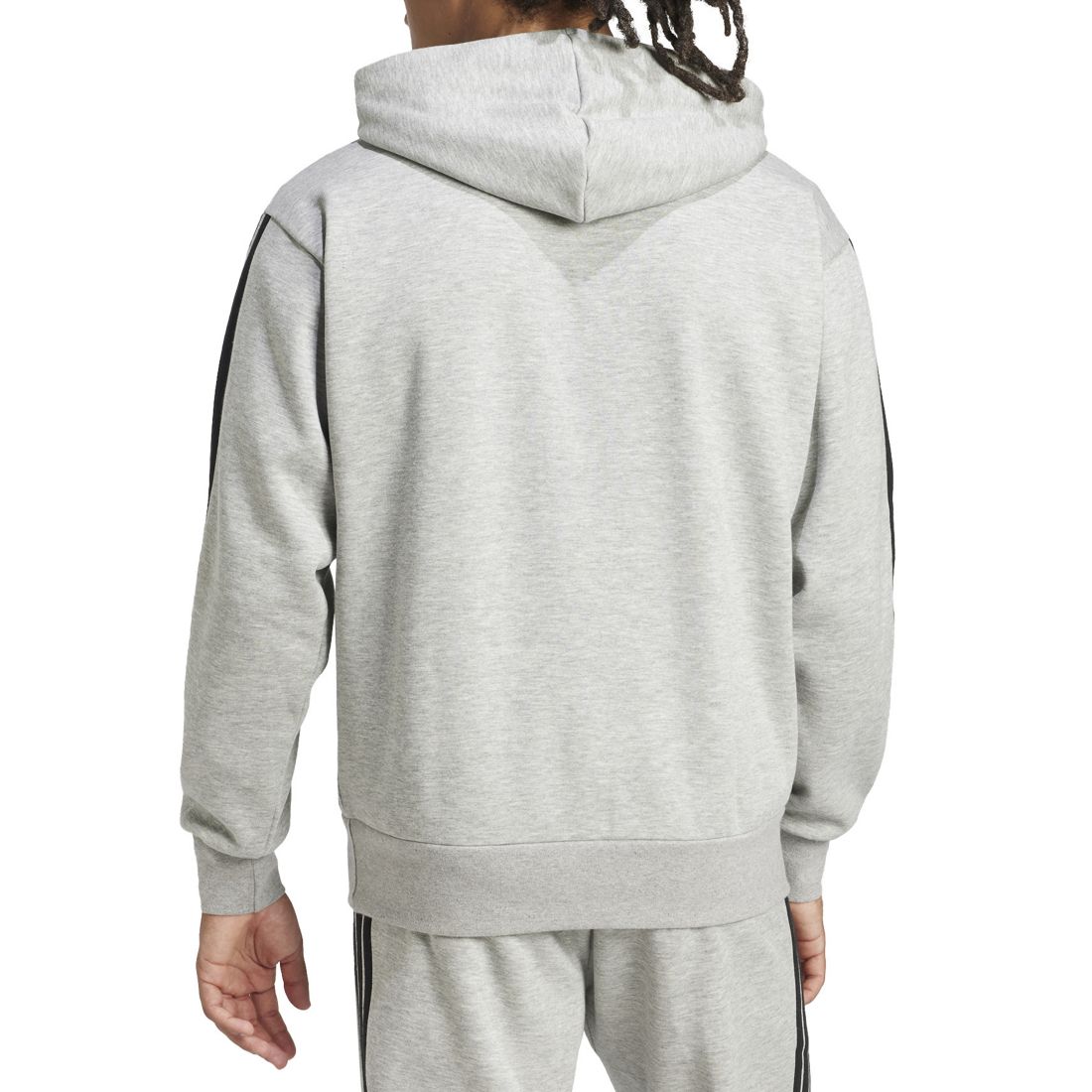 adidas Men's Essential Three Stripes Fleece Hoodie