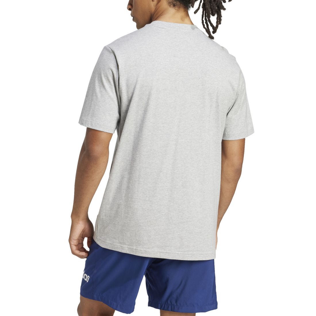 adidas Men's Essentials Regular-Fit Linear Logo Graphic T-Shirt