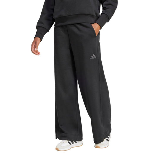adidas Women's All Szn Fleece Loose Wide-Leg Pants
