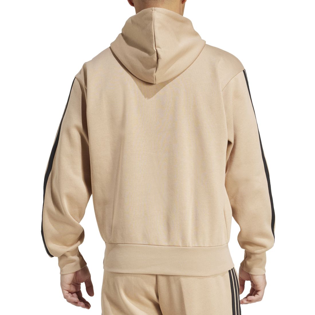 adidas Men's Essential Three Stripes Fleece Hoodie